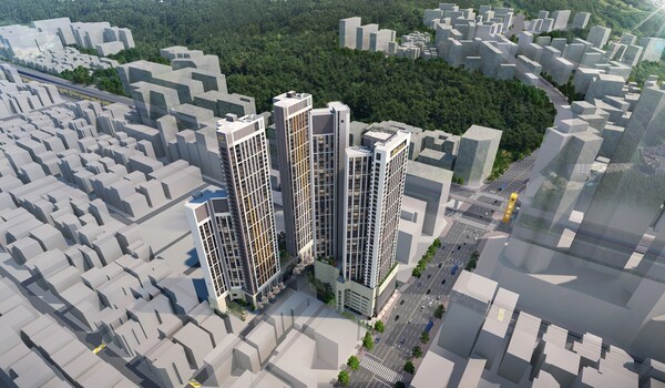 힐스테이트 황금역리저브 조감도.[출처=현대건설]