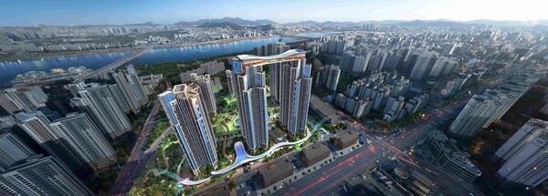 래미안 헤리븐 반포 조감도[출처=삼성물산 ]