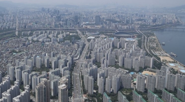 ▶ 강남3구 일대 아파트 단지의 모습. 연합뉴스