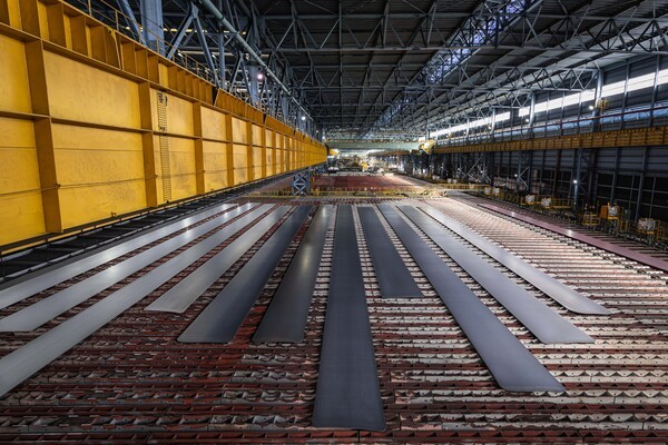 공정을 마친 고만간강 후판. [출처=포스코]