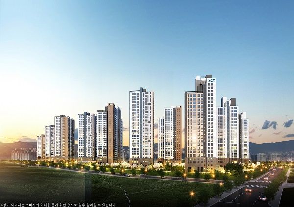 '북수원자이 렉스비아' 투시도.[출처=GS건설]