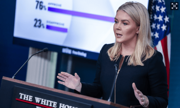 캐롤라인 레빗 미 백악관 대변인 [출처=연합뉴스]