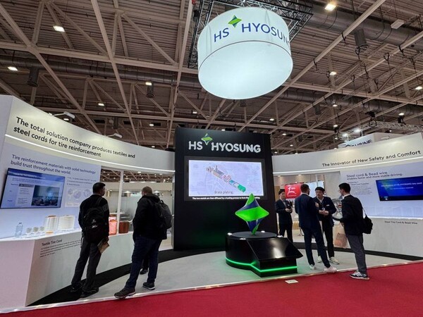 HS효성첨단소재가 4일~6일 독일 하노버에서 열리는 세계 최대 타이어 전시회인 ‘타이어 테크놀로지 엑스포 2025’에 참가했다. [출처=HS효성]