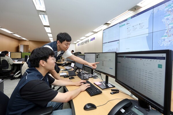 현대엔지니어링이 운영하고 있는 'EVC(Electric Vehicle Charging service) 통합관제센터'.[출처=현대엔지니어링]