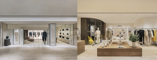 (왼쪽부터) 삼성물산 패션의 르메르, 자크뮈스 매장 이미지. [출처=삼성물산 패션]