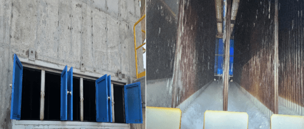 울산 북항 코리아에너지터미널(KET)에 있는 기화기 사업장. [출처=이남석 EBN 기자]