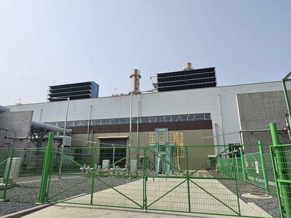 울산 남구 미포국가산업단지에 위치한 울산GPS 내 가스터빈. [출처=이남석 EBN 기자]