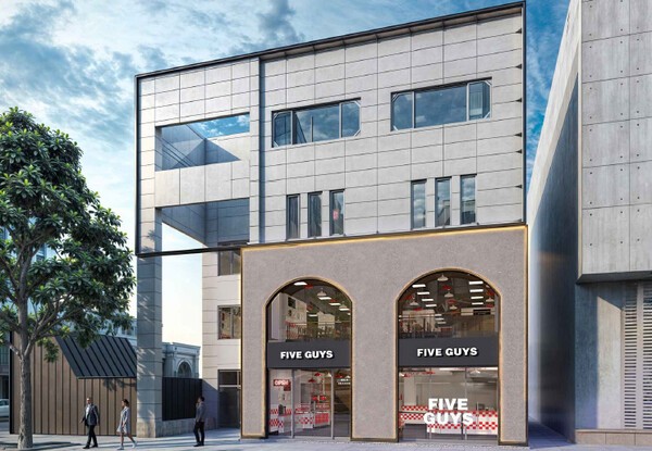 파이브가이즈 압구정 7호점 매장 전경. [출처=에프지코리아]