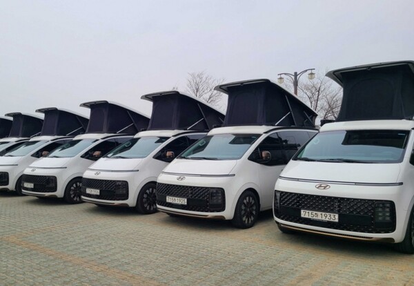 쏘카 캠핑카(스타리아 캠퍼 모델). [출처=쏘카]