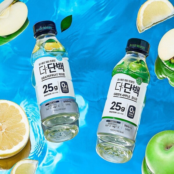 ‘더단백 워터프로틴’ 2종. [출처=빙그레]