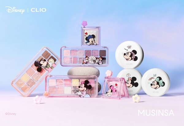 무신사 뷰티가 월트디즈니 컴퍼니 코리아와 메이크업 브랜드 클리오(CLIO)의 협업 제품을 단독 출시한다. [출처=무신사]