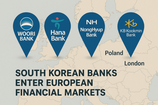 챗GPT가 형상화한 국내 은행의 유럽진출 이미지. [출처=챗GPT]
