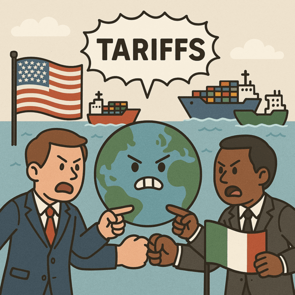 금융권이 경기 침체와 미국 상호 관세 조치로 난항을 겪는 기업에 금융 지원을 늘린다. [출처= EBN AI  그래픽]