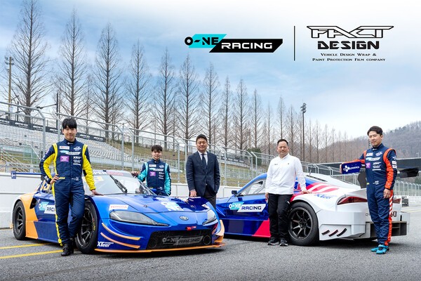 오네 레이싱이 팩트 디자인과 6년 연속 공식 아트 워트 스폰서십을 체결했다. [출처=오네 레이싱]