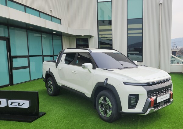 KGM 무쏘EV [사진=진명갑 기자]