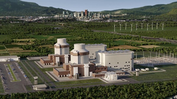 웨스팅하우스와 공동으로 글로벌 확대를 추진 중인 대형원전 AP1000 노형 조감도 [출처= 현대건설]