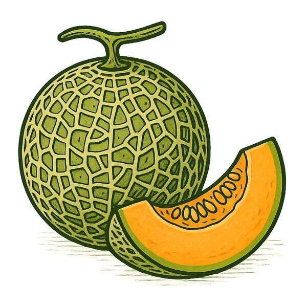 멜론은 특유의 부드러운 향, 연녹색 또는 주황빛 색상, 상큼한 비주얼 등으로 시각적 요소가 중요한 요즘 소비자들의 높은 관심을 얻고 있다. 이에 식품사들은 ‘메론킥’ ‘환타 멜론’ ‘뽀로로 톡 멜론맛’ 등 레트로한 브랜드와 트렌디한 맛 조합을 내세우며 새로움 속 친숙함을 동시에 자극 중이다. [출처=챗GPT]