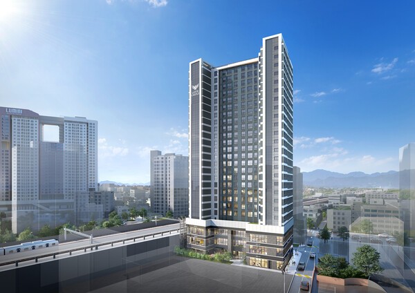 용산 남영역 롯데캐슬 헤리티지 투시도[출처= 롯데건설]