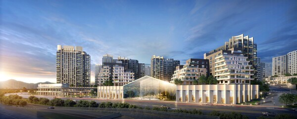 아크로한남 단지 투시도[출처= DL 이앤씨]