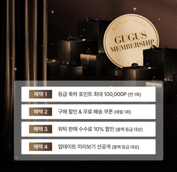 중고 명품 플랫폼 구구스가 고객과의 접점 강화를 위한 전략의 일환으로 신규 멤버십 제도를 도입했다. [출처=구구스]