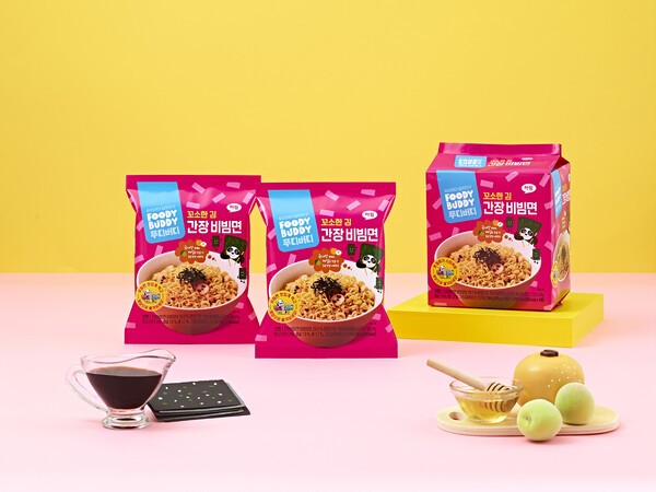 푸디버디, ‘고소한 김 간장비빔면’. [출처=하림]