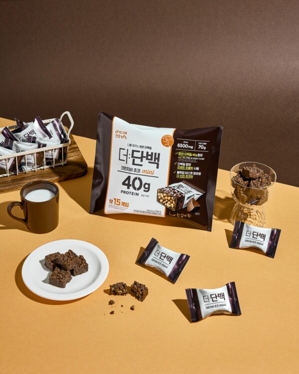 ‘더단백 크런치바 초코 미니’. [출처=빙그레]