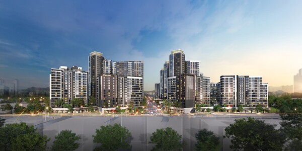 힐스테이트 메디알레 석경 투시도.[출처=현대건설]