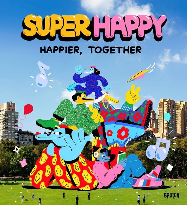 2025 슈퍼해피(SUPER HAPPY) 테마 비주얼 [출처=롯데백화점]