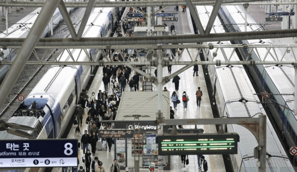 서울역 플랫폼 전경. [출처=연합뉴스]
