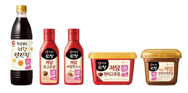 저당·저칼로리 신제품 5종. [출처=대상]