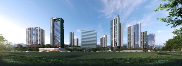 군포 푸르지오 브리베뉴 투시도[출처= 대우건설]