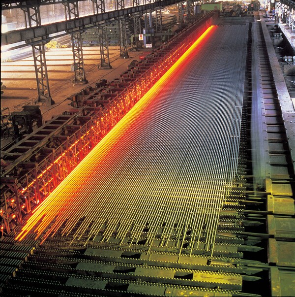 현대제철이 생산한 철근. [출처=현대제철]