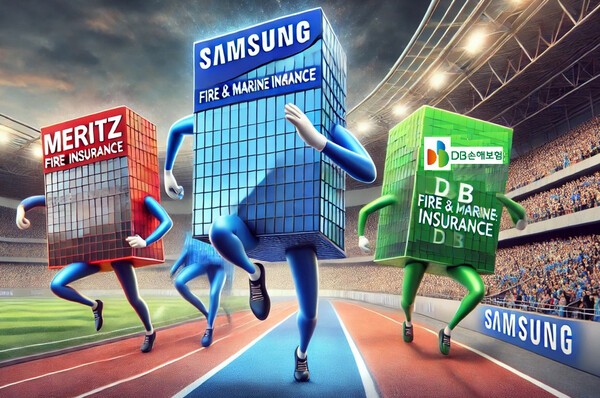 올해 초 1위 자리 수성과 쟁취에 대한 손해보험사들의 열망이 신년 메시지에 담기면서 그 어느때보다 대형 손해보험사 실적 경합이 뜨거울 전망이다.  [출처=챗GPT4.0 & EBN AI DB ]