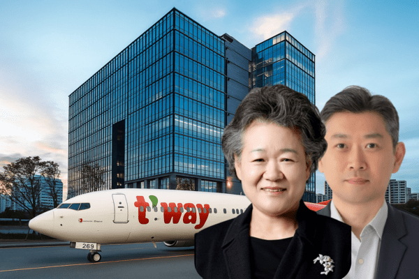 박춘희 대명소노그룹 명예회장과 서준형 회장 [출처=대명소노그룹]