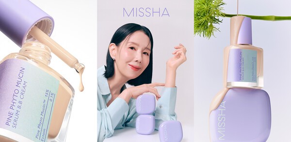 에이블씨엔씨의 화장품 브랜드 미샤(MISSHA)가 화장품 성분 전문가 ‘디렉터파이’와 협업을 통해 신제품 ‘레이어링 핏 파인피토뮤신™ 세럼 비비크림’과 ‘세럼 쿠션’ 2종을 출시한다. [출처=에이블씨엔씨]