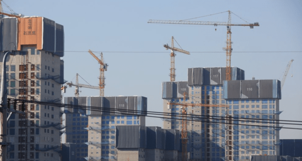 서울 지역의 한 아파트 공사현장, 기사와 무관. [출처=연합]