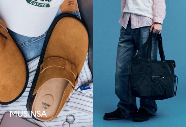 무신사가 슈즈 SPA 브랜드 슈펜(SHOOPEN)과 패션 인플루언서 짱구대디가 함께한 신발과 가방을 무신사 에디션으로 발매한다. [출처=무신사]