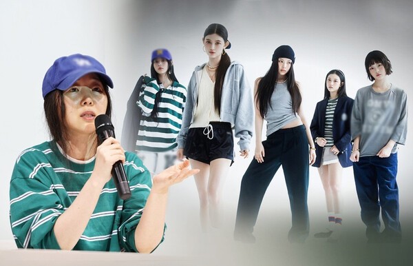 민희진 어도어 대표와 전 뉴진스 [출처=연합뉴스 ]