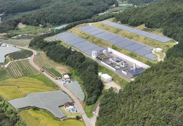 김천시 소재 그린수소 생산기지 구축 조감도. [출=삼성물산 건설부문]