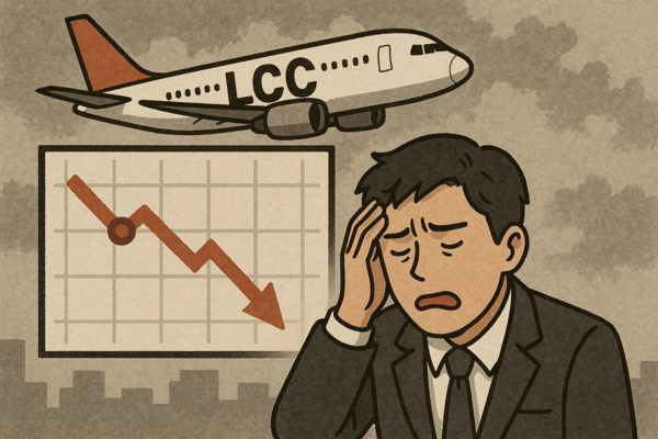 LCC가 올해 1분기 부진한 성적표를 받았다 [출처=오픈AI]