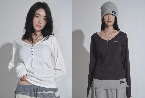 무신사에서 헨리넥 티셔츠가 올여름 트렌드 아이템으로 부상했다. [출처=무신사]