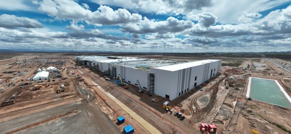 애리조나주에 짓고 있는 LG에너지솔루션 원통형 배터리 공장 [출처=LG에너지솔루션]