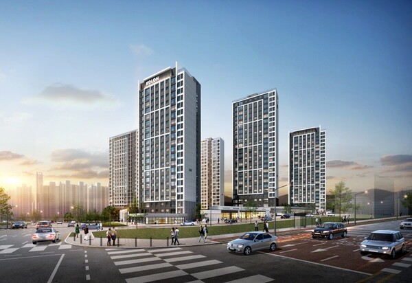 코오롱글로벌, '동남 하늘채 에디크' 투시도.[출처=리얼투데이]