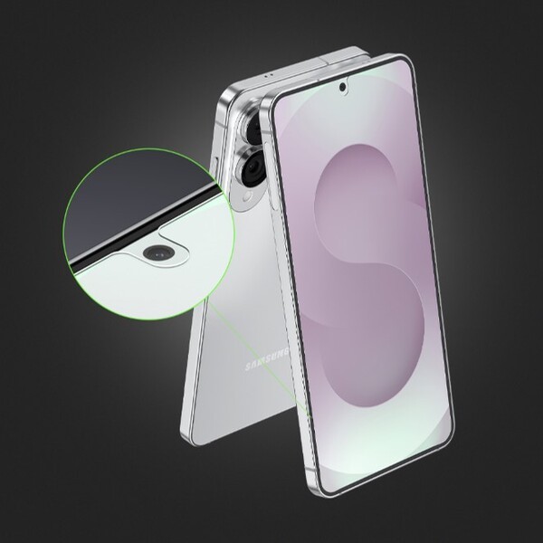 갤럭시 S25 엣지에 적용된 ‘벨킨 인비지 글라스 강화유리 필름’ 모습. [출처=벨킨]