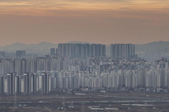 ▶ 경기도 아파트 전경. 본문과 무관. ⓒ연합뉴스