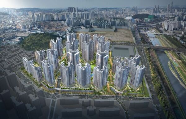 ▶ 철산자이 더 헤리티지 조감도ⓒGS건설