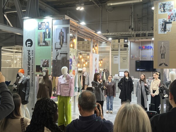 이탈리아 밀라노 '우니카 춘계 섬유 전시회' 한국관 전경. 본문과 무관함. [출처=코트라] 