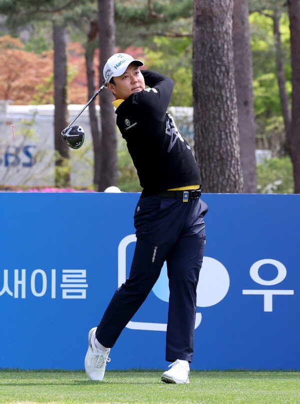 까스텔바작 의류 후원 선수 KPGA 함정우 프로. [출처=형지글로벌]