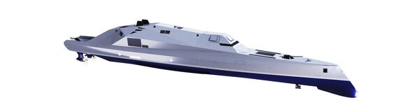 한화오션의 미래형 구축함 조감도. [출처= 한화오션]