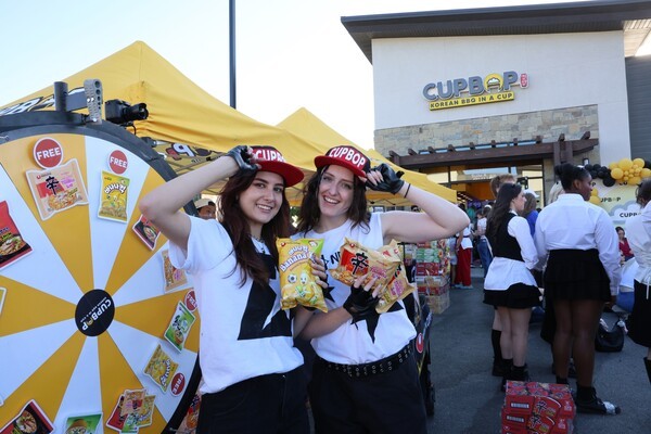 농심이 미국 컵밥데이 행사에서 진행한 이벤트 현장 모습 [출처=농심]